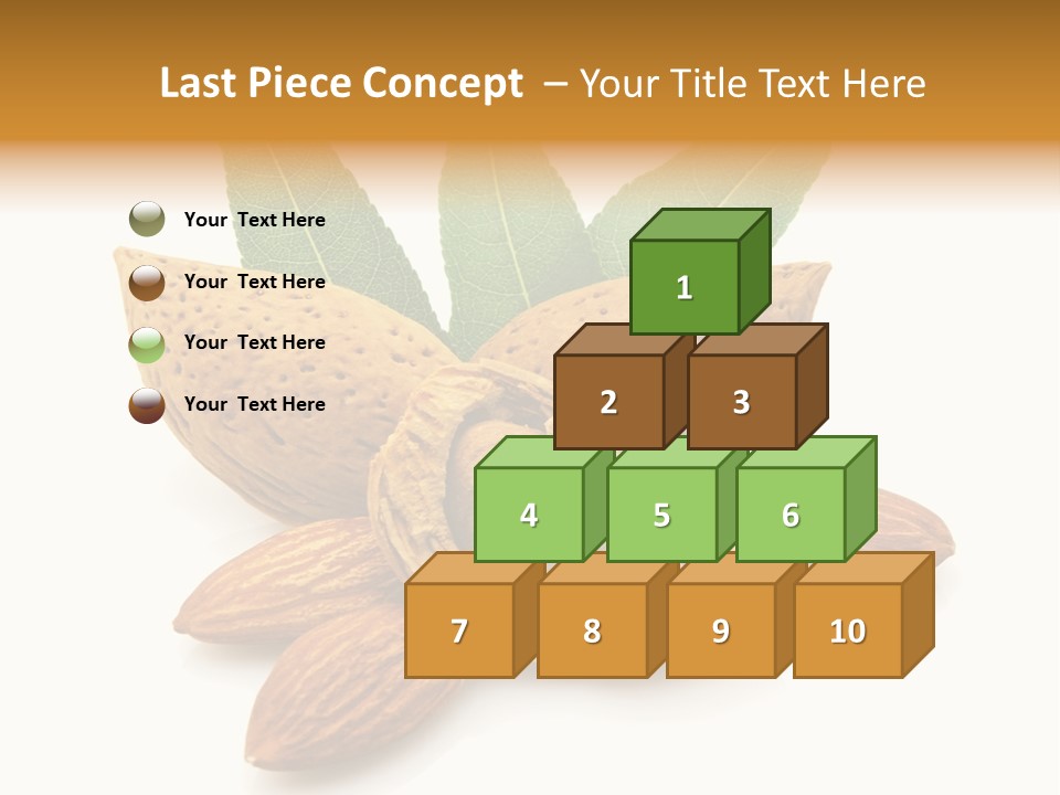 Group Closeup Almond PowerPoint Template