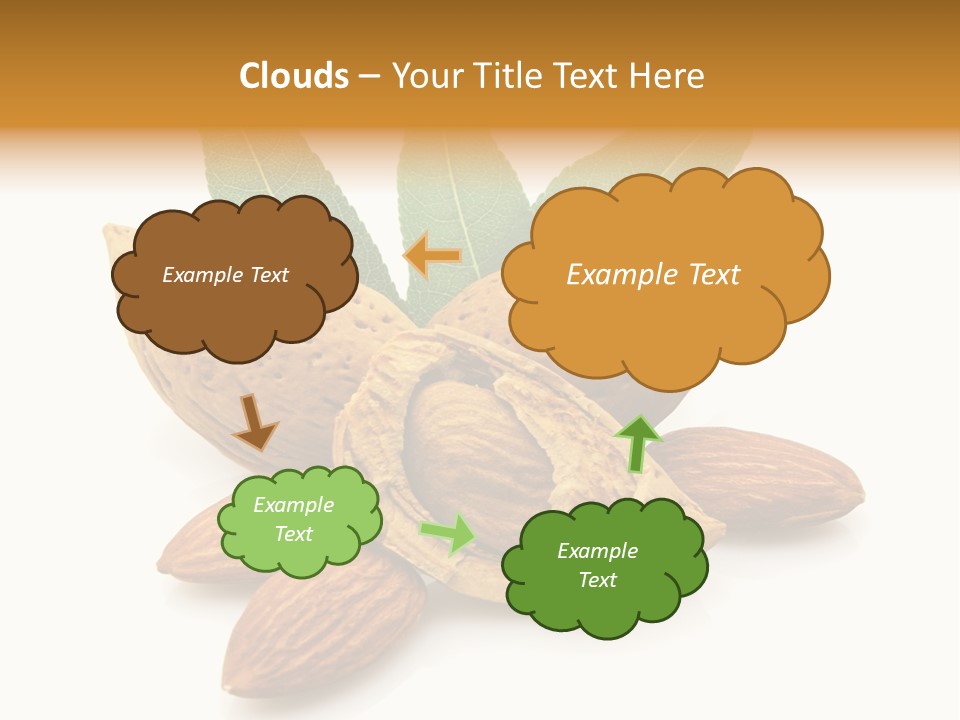 Group Closeup Almond PowerPoint Template