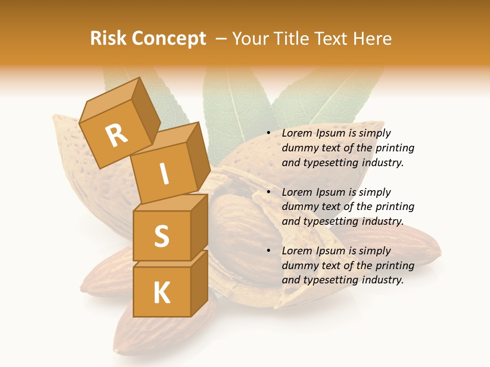 Group Closeup Almond PowerPoint Template