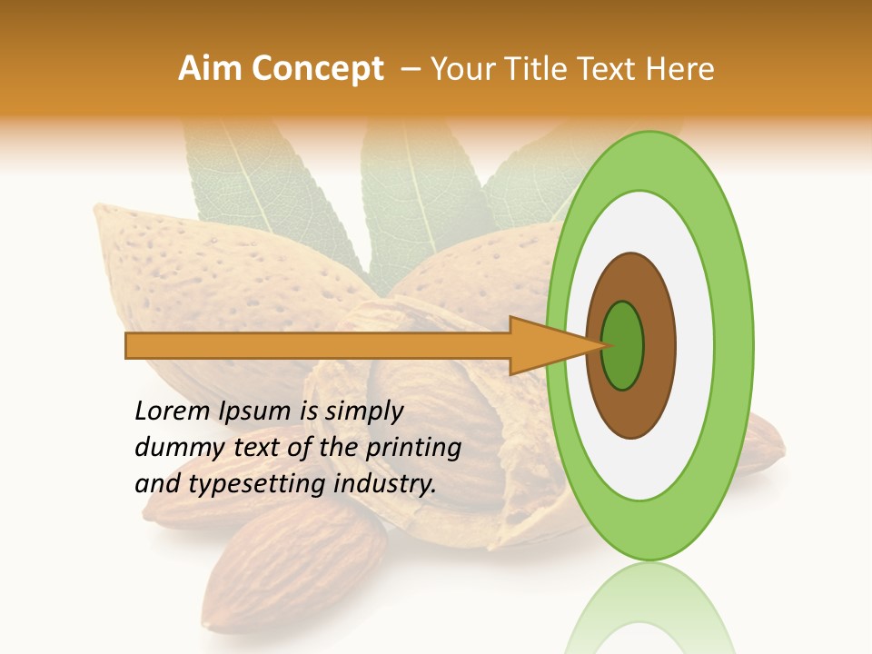 Group Closeup Almond PowerPoint Template