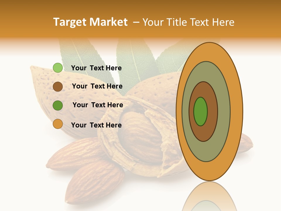 Group Closeup Almond PowerPoint Template
