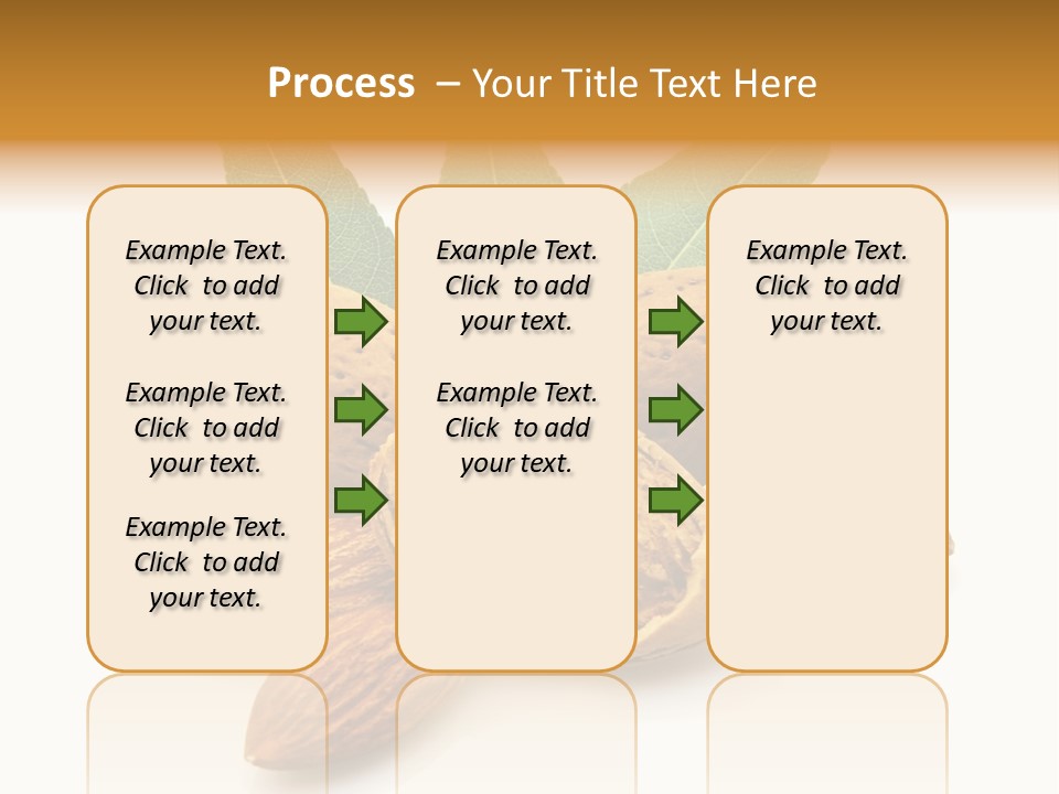 Group Closeup Almond PowerPoint Template