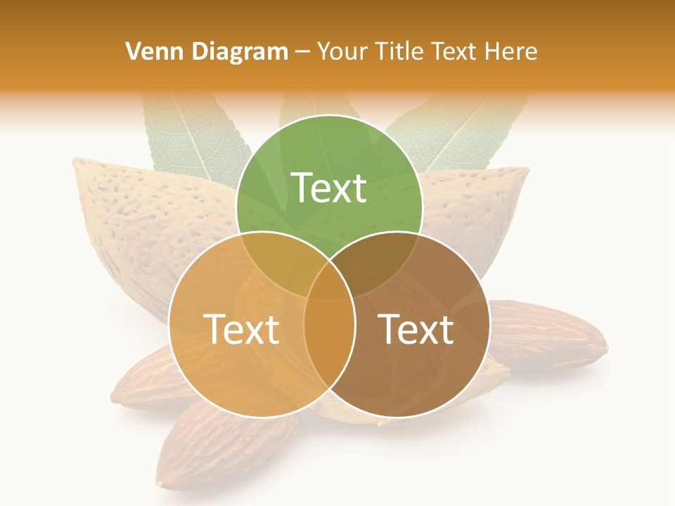 Group Closeup Almond PowerPoint Template