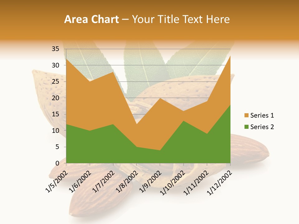 Group Closeup Almond PowerPoint Template
