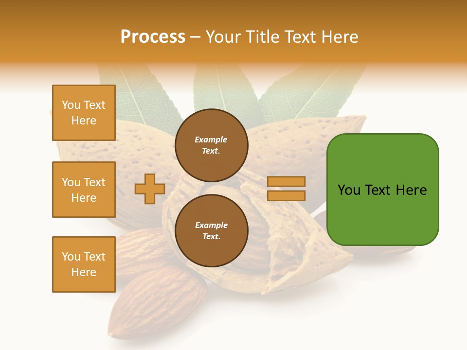 Group Closeup Almond PowerPoint Template