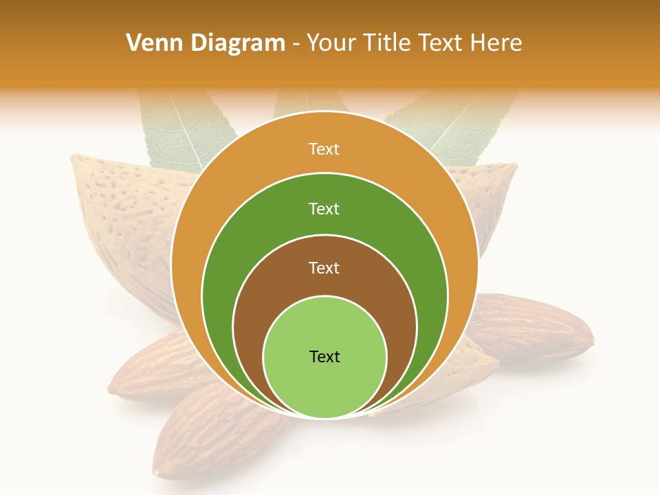 Group Closeup Almond PowerPoint Template