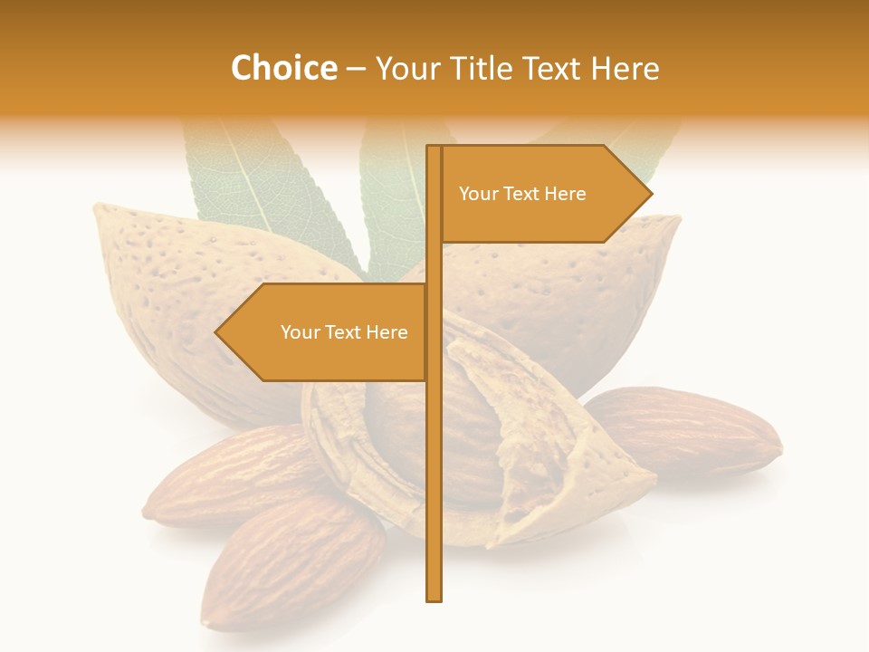 Group Closeup Almond PowerPoint Template