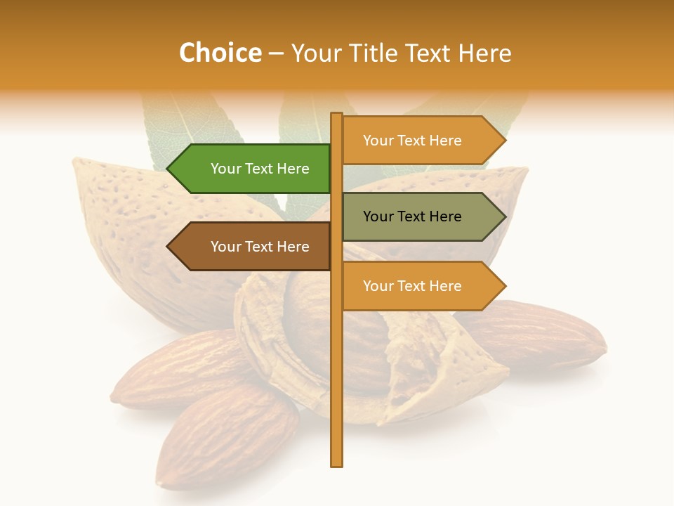 Group Closeup Almond PowerPoint Template