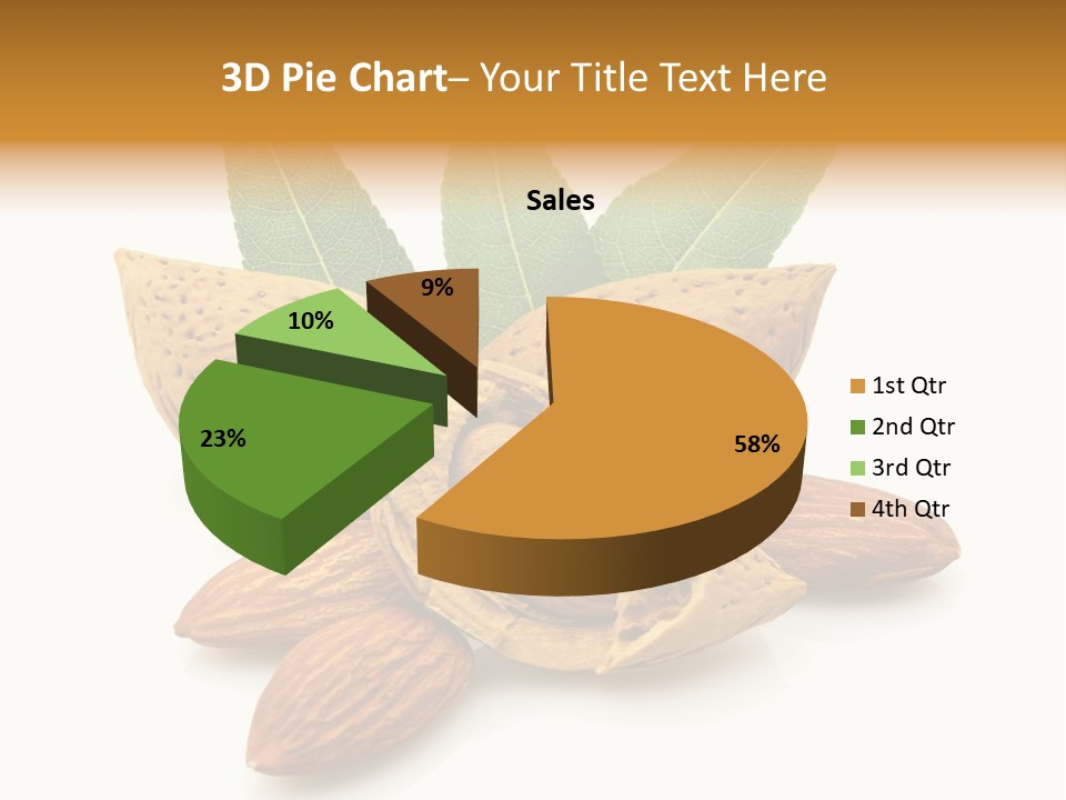 Group Closeup Almond PowerPoint Template
