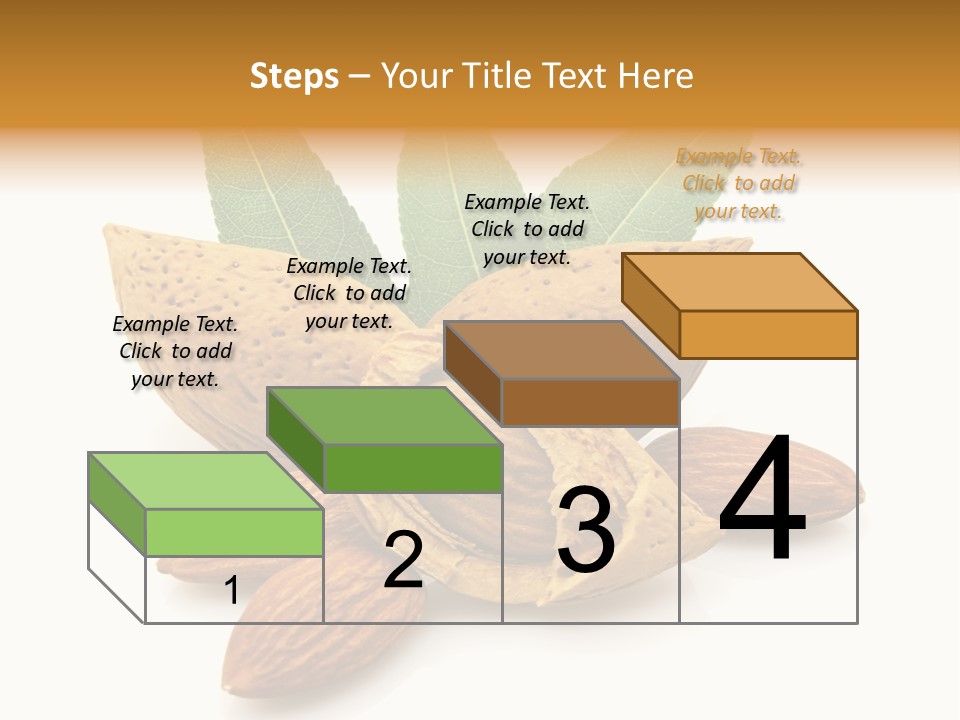 Group Closeup Almond PowerPoint Template