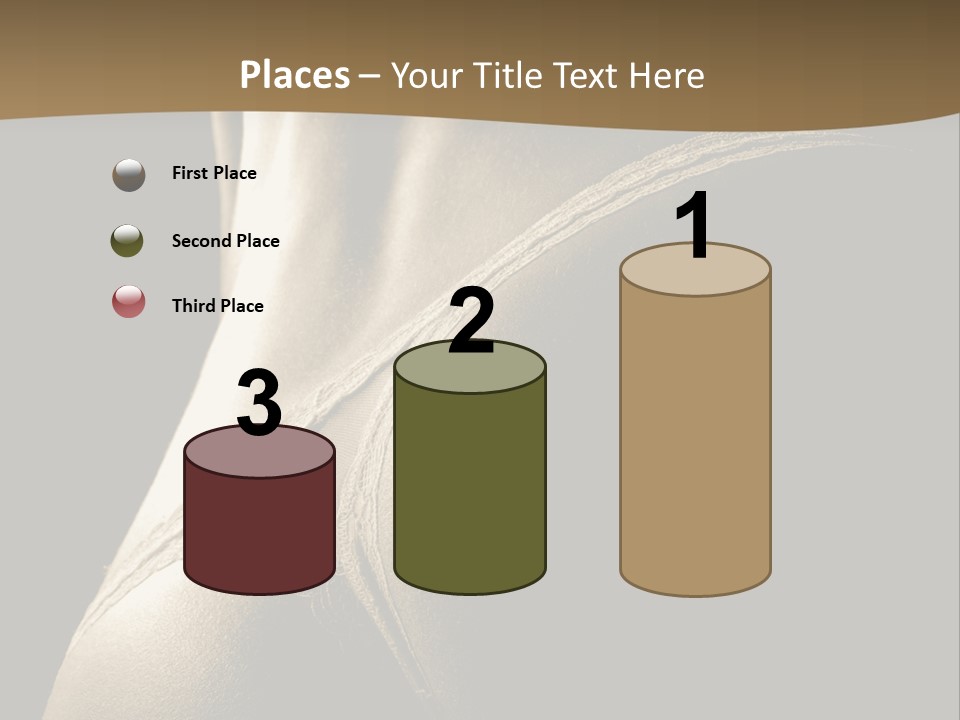 Background Woman Muscular PowerPoint Template