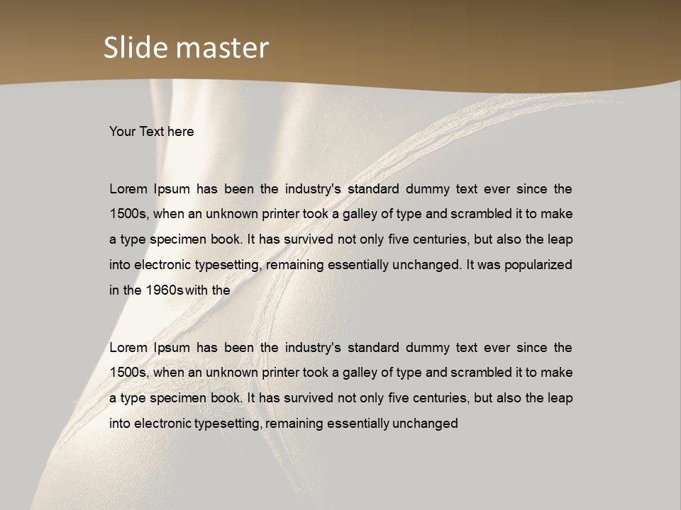 Background Woman Muscular PowerPoint Template