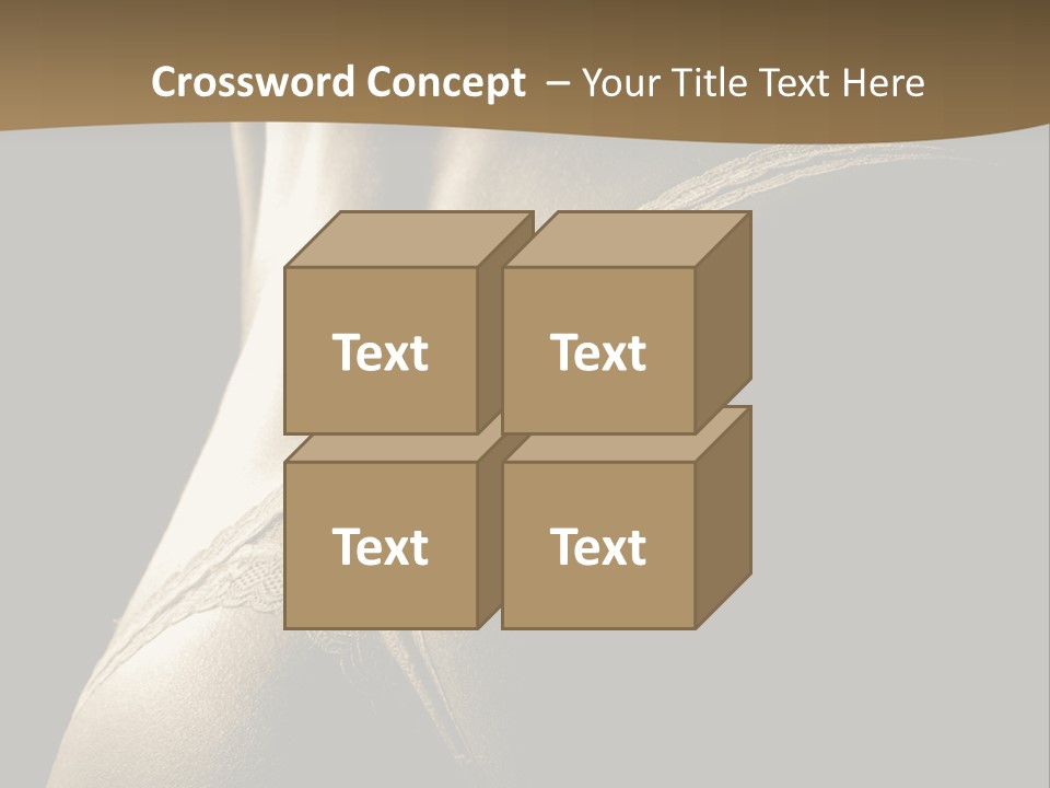 Background Woman Muscular PowerPoint Template