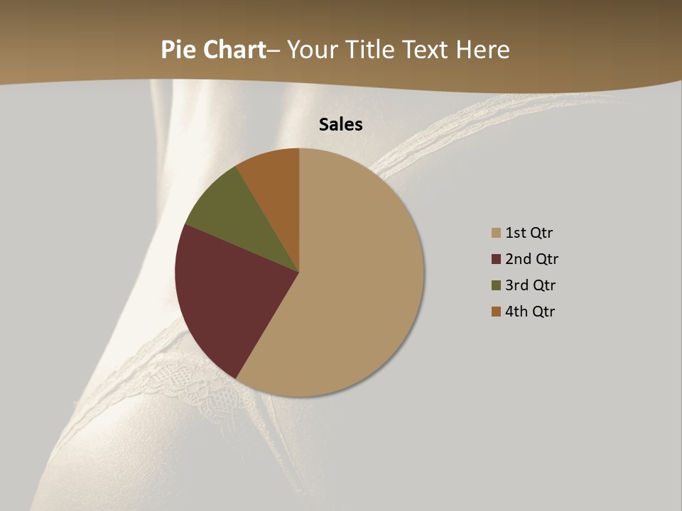 Background Woman Muscular PowerPoint Template