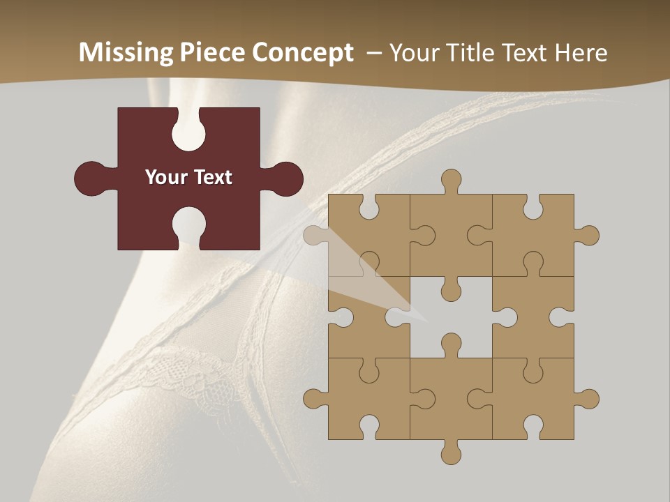 Background Woman Muscular PowerPoint Template