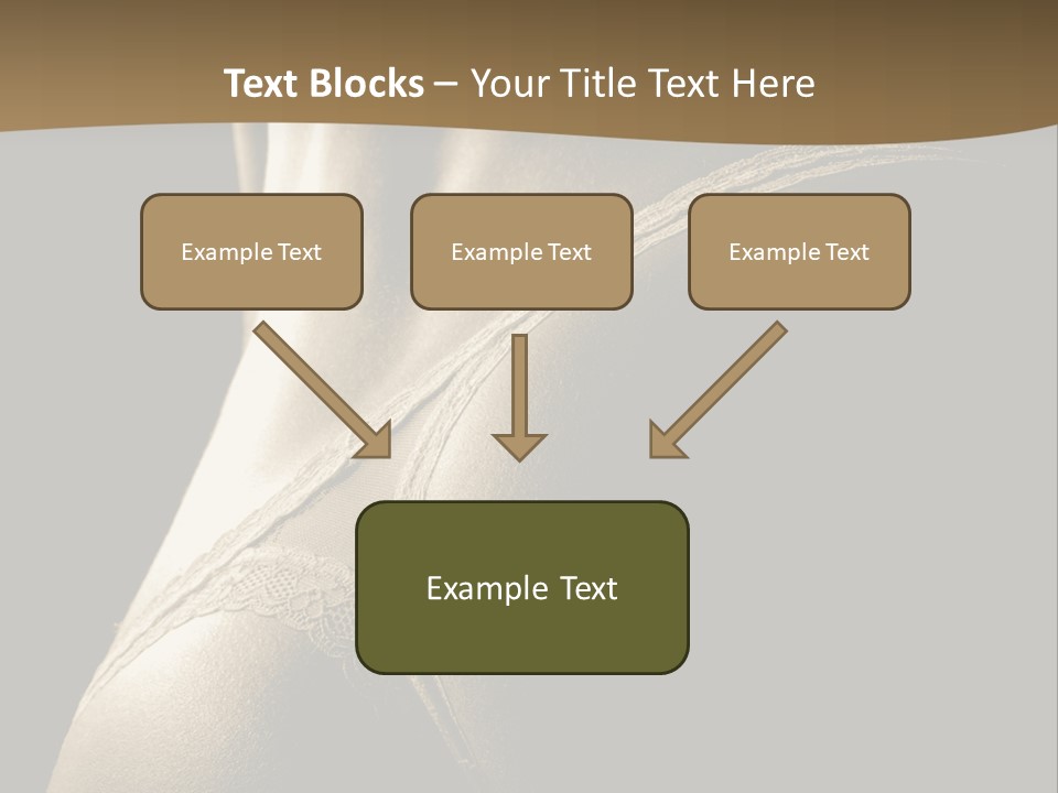 Background Woman Muscular PowerPoint Template