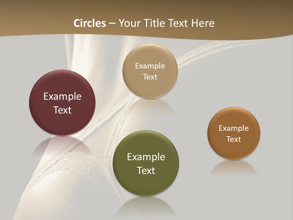 Background Woman Muscular PowerPoint Template