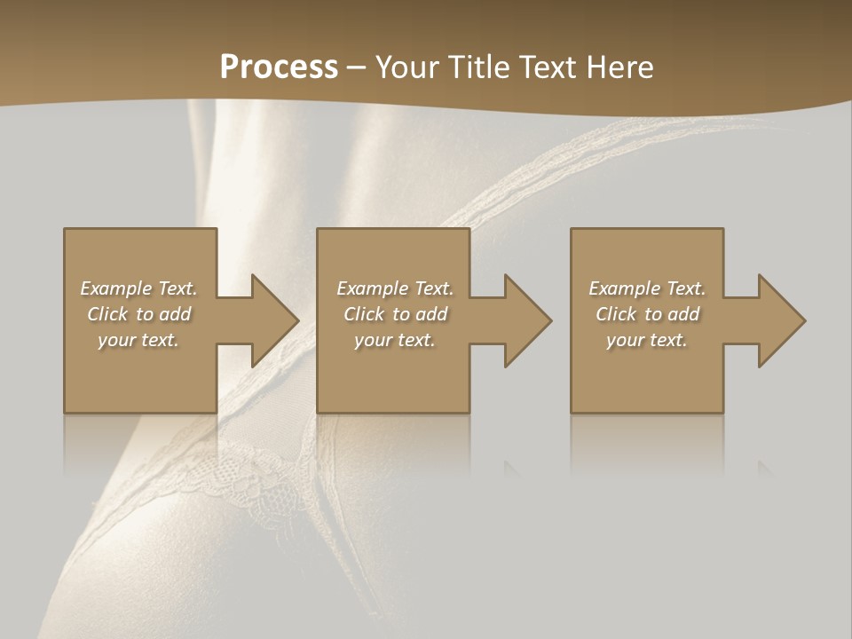 Background Woman Muscular PowerPoint Template