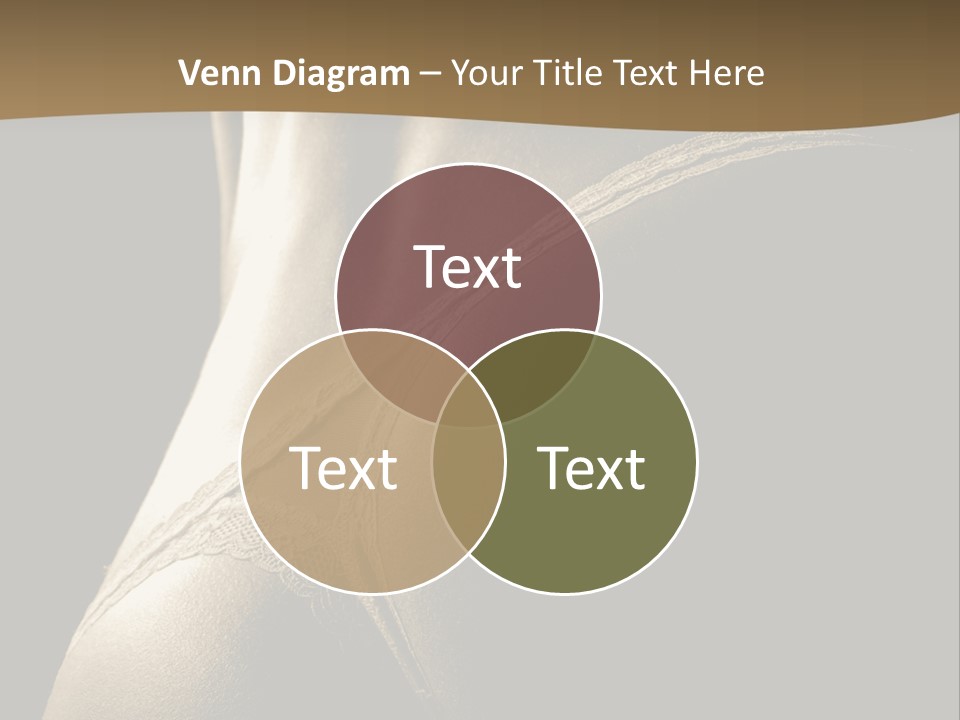 Background Woman Muscular PowerPoint Template