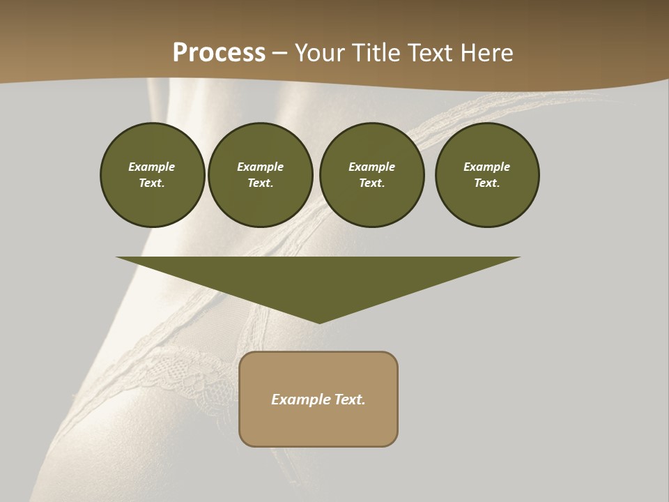 Background Woman Muscular PowerPoint Template