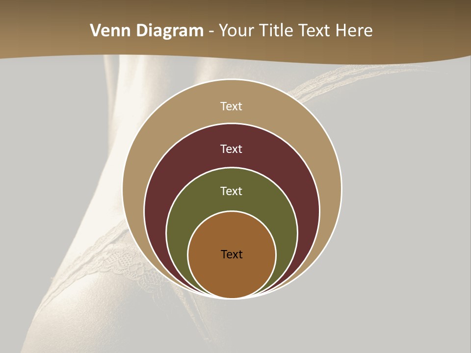 Background Woman Muscular PowerPoint Template