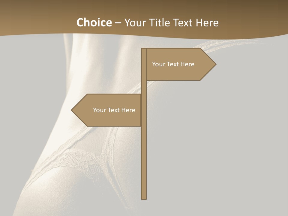 Background Woman Muscular PowerPoint Template