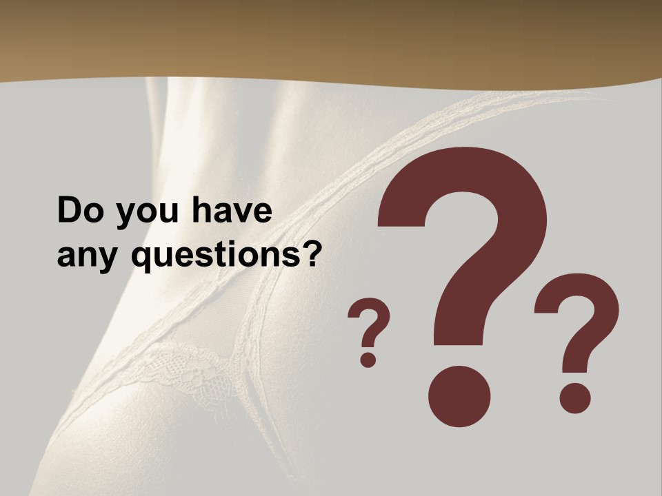 Background Woman Muscular PowerPoint Template