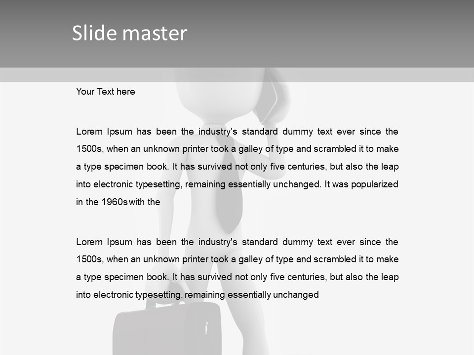 Talk Object Cellular PowerPoint Template