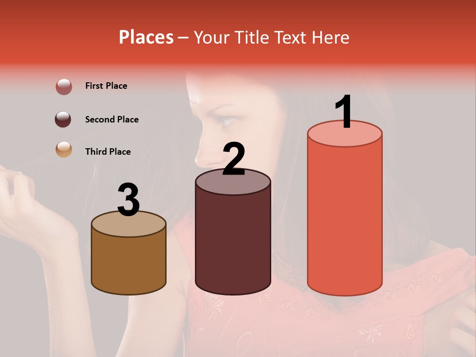 Unhealthy Long Female PowerPoint Template