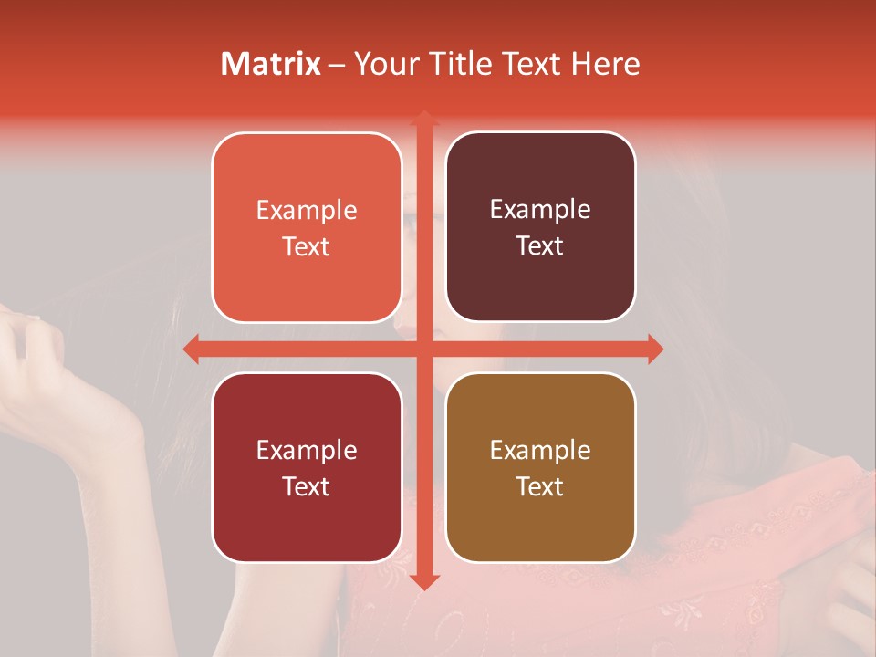 Unhealthy Long Female PowerPoint Template