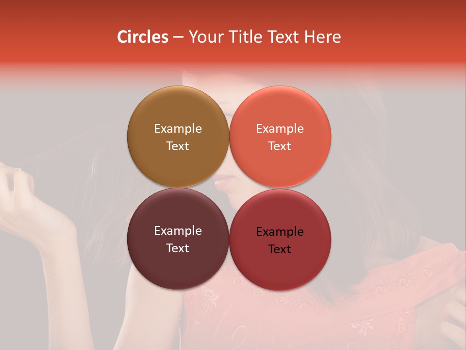 Unhealthy Long Female PowerPoint Template