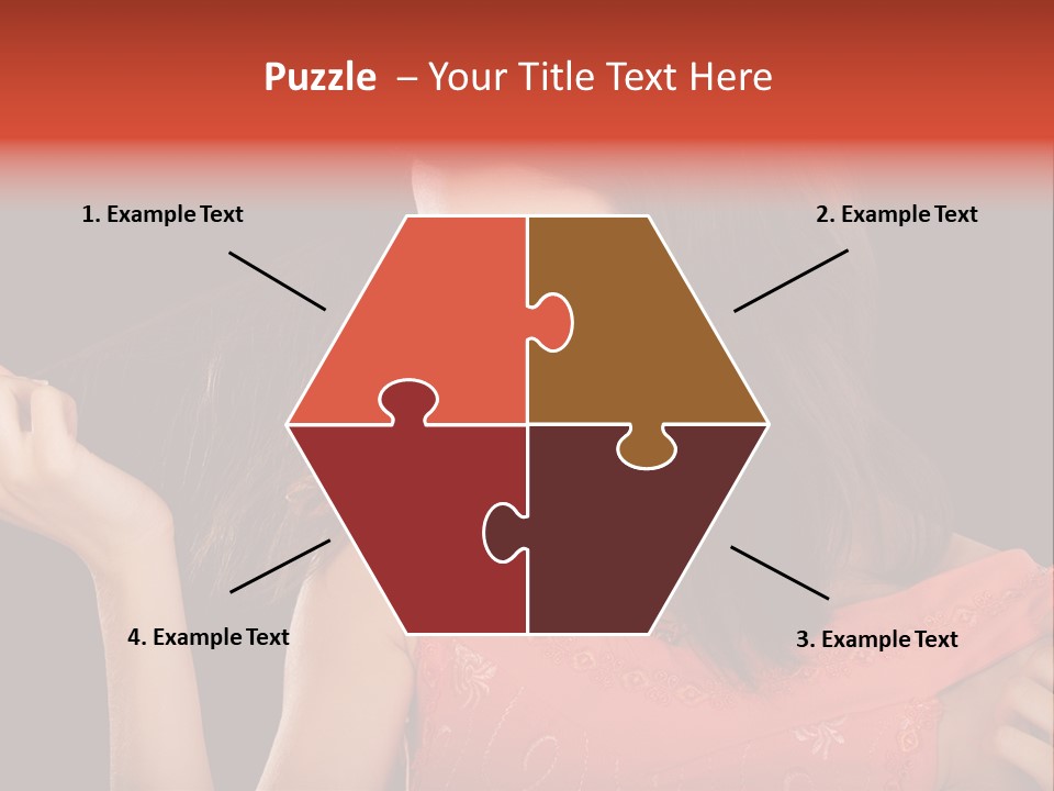 Unhealthy Long Female PowerPoint Template