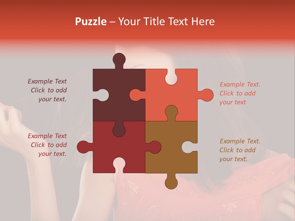 Unhealthy Long Female PowerPoint Template