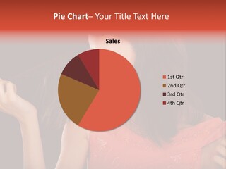 Unhealthy Long Female PowerPoint Template