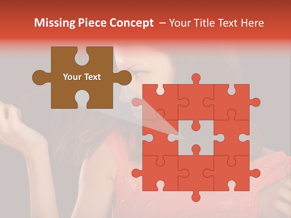 Unhealthy Long Female PowerPoint Template