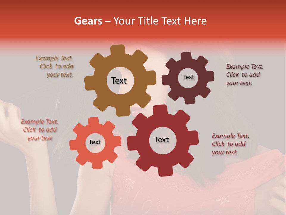 Unhealthy Long Female PowerPoint Template