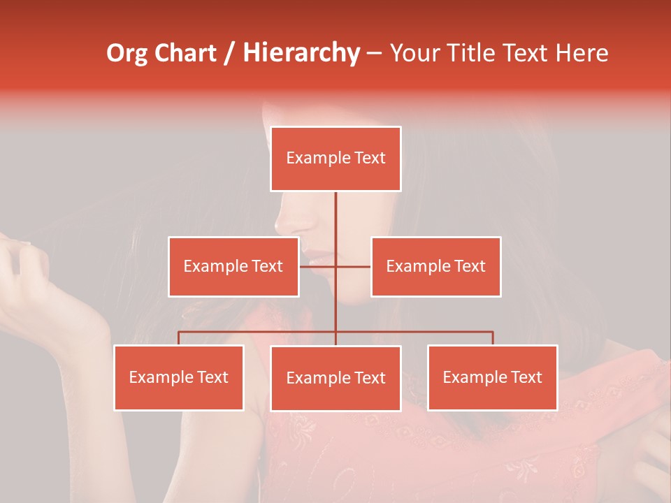 Unhealthy Long Female PowerPoint Template
