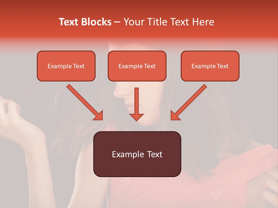 Unhealthy Long Female PowerPoint Template