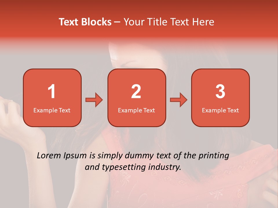 Unhealthy Long Female PowerPoint Template