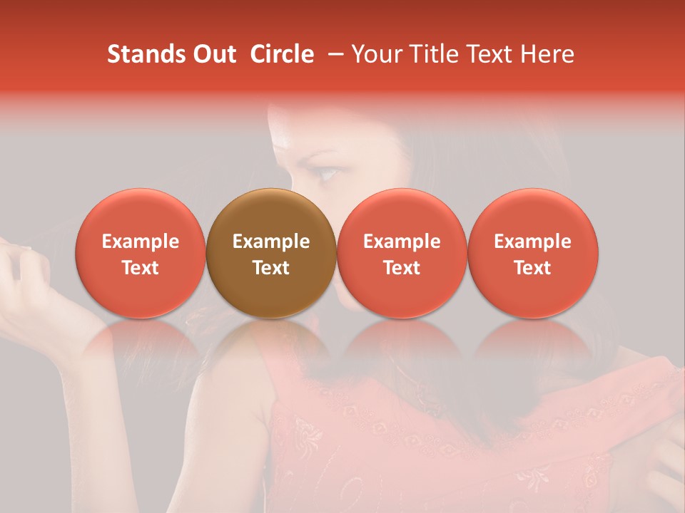 Unhealthy Long Female PowerPoint Template