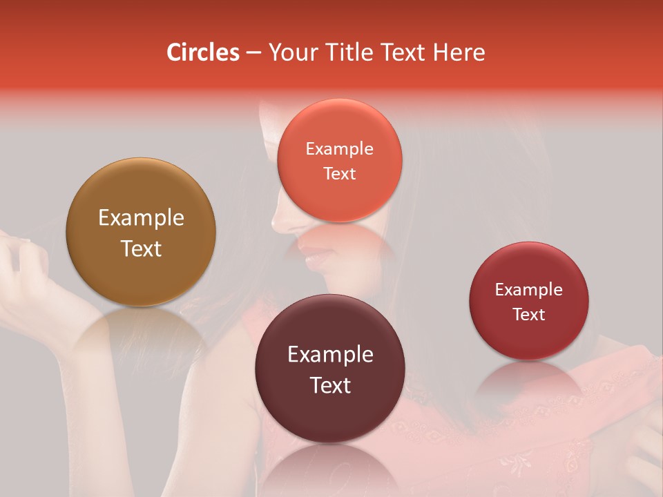 Unhealthy Long Female PowerPoint Template