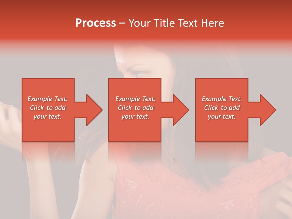 Unhealthy Long Female PowerPoint Template