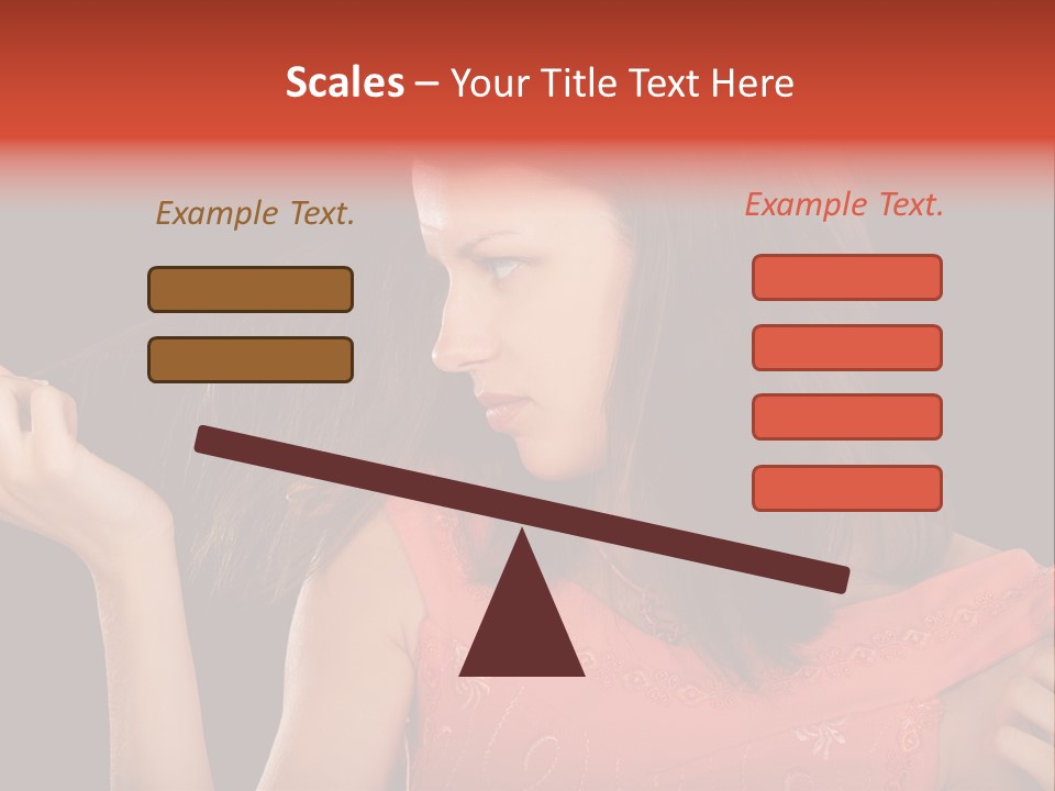 Unhealthy Long Female PowerPoint Template