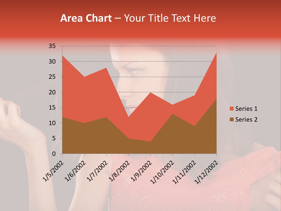 Unhealthy Long Female PowerPoint Template