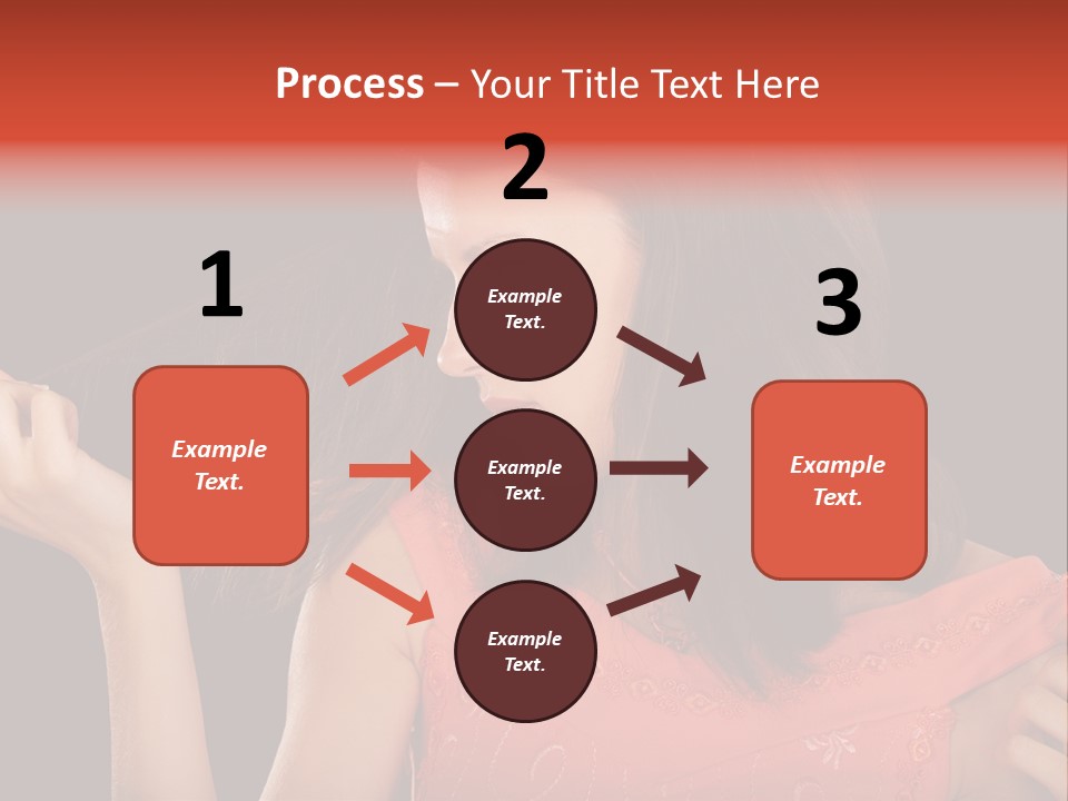 Unhealthy Long Female PowerPoint Template