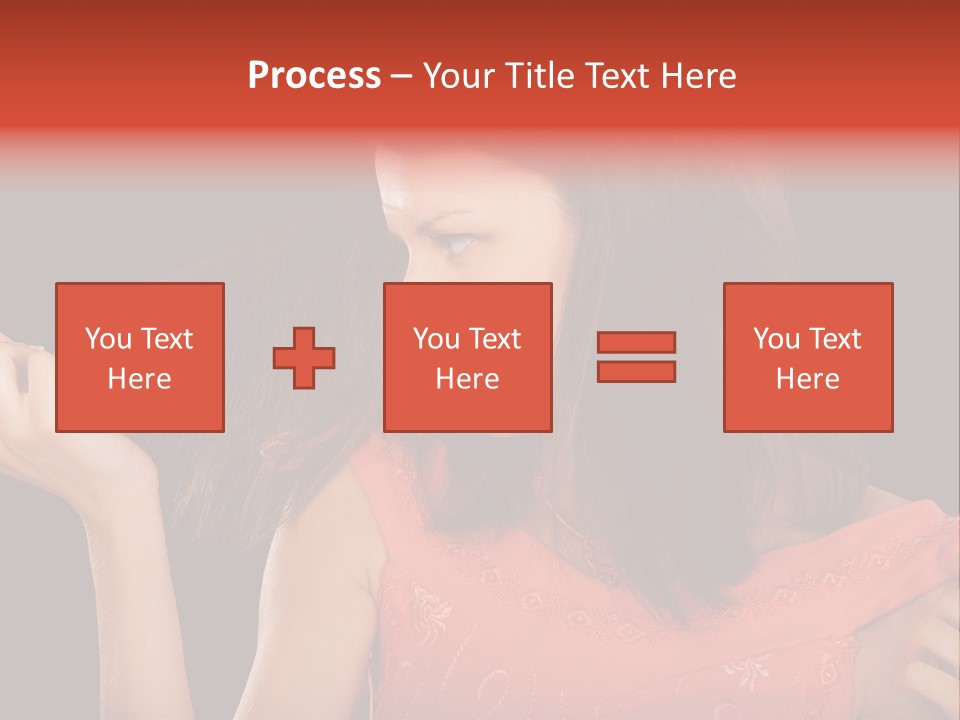 Unhealthy Long Female PowerPoint Template