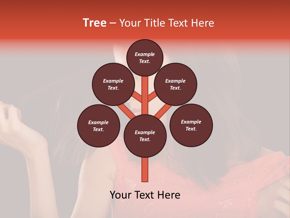 Unhealthy Long Female PowerPoint Template