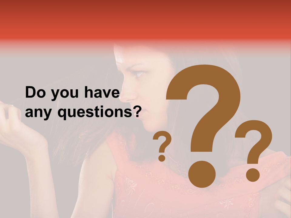 Unhealthy Long Female PowerPoint Template