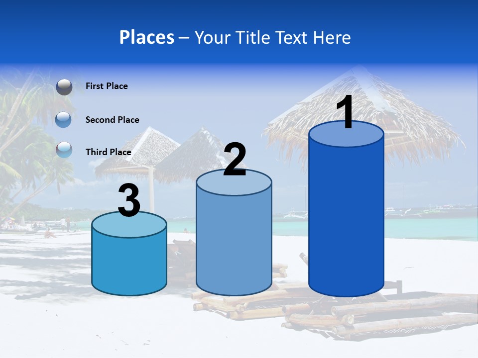 Maldives Travel Solitude PowerPoint Template