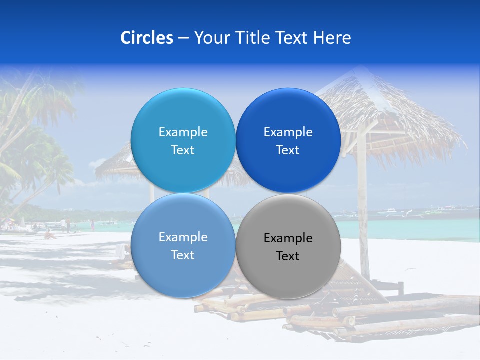 Maldives Travel Solitude PowerPoint Template